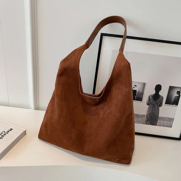 Rina | Suede Tote Bag